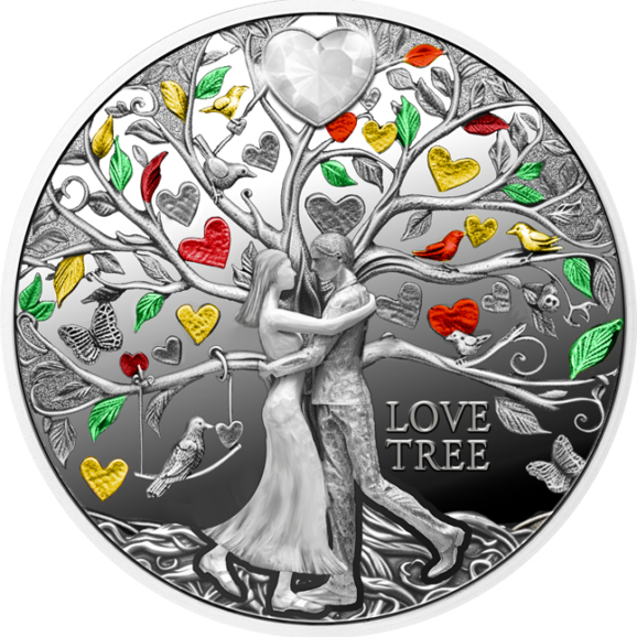 Predstavljamo vam prelep srebrni kolekcionarski novčić „Love Tree“, koji simbolizuje snagu ljubavi, povezanost i rast dvoje ljudi kroz zajednički život. Ovaj umetnički dizajn dolazi iz kovnice Niue i savršen je poklon za zaljubljene parove, mladence ili kolekcionare koji žele da sačuvaju trajnu uspomenu na ljubav u obliku plemenitog metala.