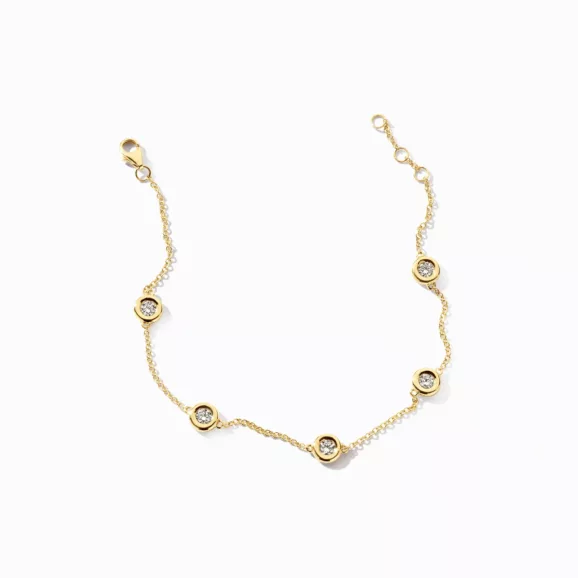 LG2003Y Narukvica od 14k zlata sa laboratorijskim dijamantima