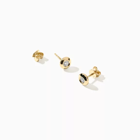 LG7004Y Minđuše od 14k zlata sa laboratorijskim dijamantima