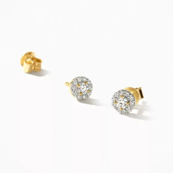 LG7011Y Minđuše od 14k zlata sa laboratorijskim dijamantima