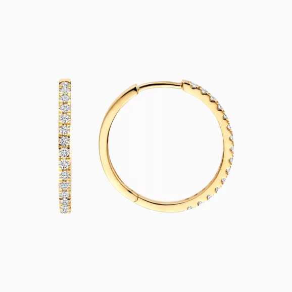 LG7013Y Minđuše od 14k zlata sa laboratorijskim dijamantima