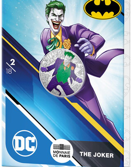 Zlatara as dc comics: joker zlatara as batman joker numizmatika dc comics: joker Investiciono srebro, 999, kolekcionarski i numizmatčki poklon, dc comics, batmen - joker, kolorizovani srebrnjak