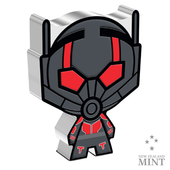 Investiciono srebro, 999, kolekcionarski i numizmatčki poklon, marvel: chibi: ant-man, poklon za fanove marvel univerzuma