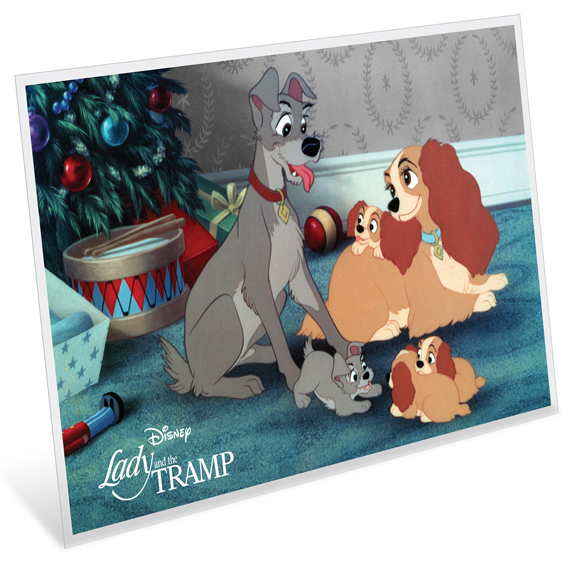 Investiciono srebro, 999, kolekcionarski i numizmatčki poklon, disney: maza i lunja, lady and the tramp