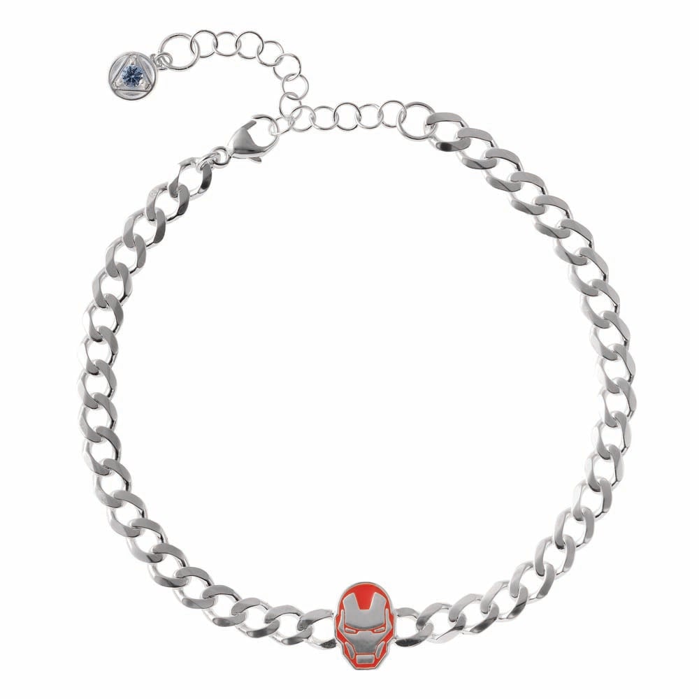 Narukvica za decu sa iron man maskom – disney dečji nakit od srebra Narukvica za decu sa iron man maskom – disney dečji nakit od srebra