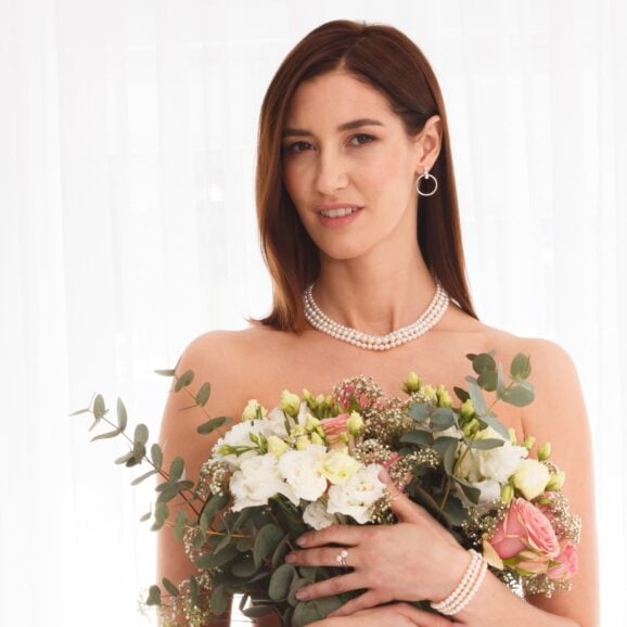 Srebrna obrlica, Slatkovodni biseri, 925 srebro