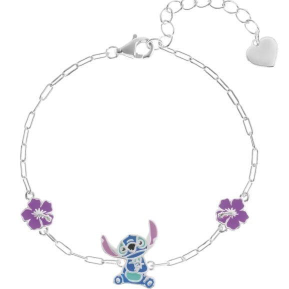 Srebrna narukvica za decu Stitch, 925 Srebro, Disney