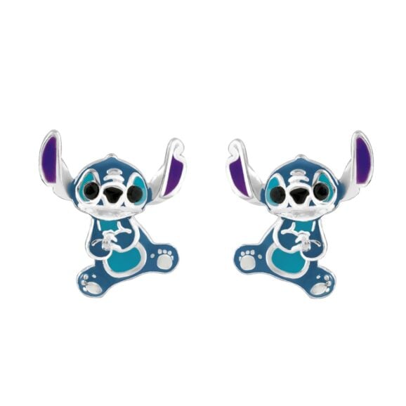 Srebrne minđuše za decu, 925 Srebro, Stitch, Disney
