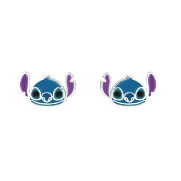 Srebrne minđuše za decu, 925 srebro, stitch, disney