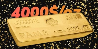Cena zlata na 4000 dolara za uncu