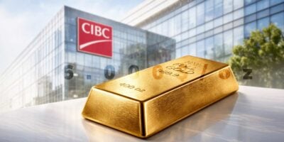 Cibc prognozira 6000$ po unci u 2026.